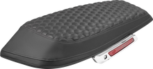 SADDLEMEN Saddlebag Lid Covers - Honeycomb - Gray Stitch - FLH/FLT '23-'25 L870-23-19002