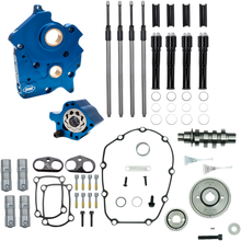S&S CYCLE Cam Chest Kit - Oil Cooled - Gear Drive - 465 Cam - Black Pushrod Tubes - M8 310-1013B