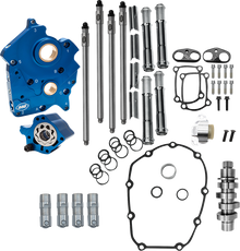 S&S CYCLE Cam Chest Kit - Water Cooled - Chain Drive - 496 Cam - Chrome Pushrod Tubes - M8 310-1384A