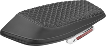 SADDLEMEN Saddlebag Lid Covers - Dragon Scale - White Stitch - FLH/FLT '23-'25 L870-23-20906