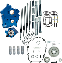S&S CYCLE Cam Chest - Oil Cooled - Gear Drive - Chrome Pushrod Tubes - M8 310-1259A