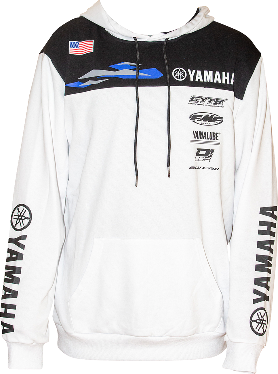 D'COR VISUALS Yamaha Team2 Sweatshirt - White - XL 85-223-4