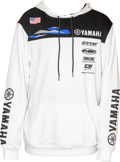 D'COR VISUALS Yamaha Team2 Sweatshirt - White - XL 85-223-4