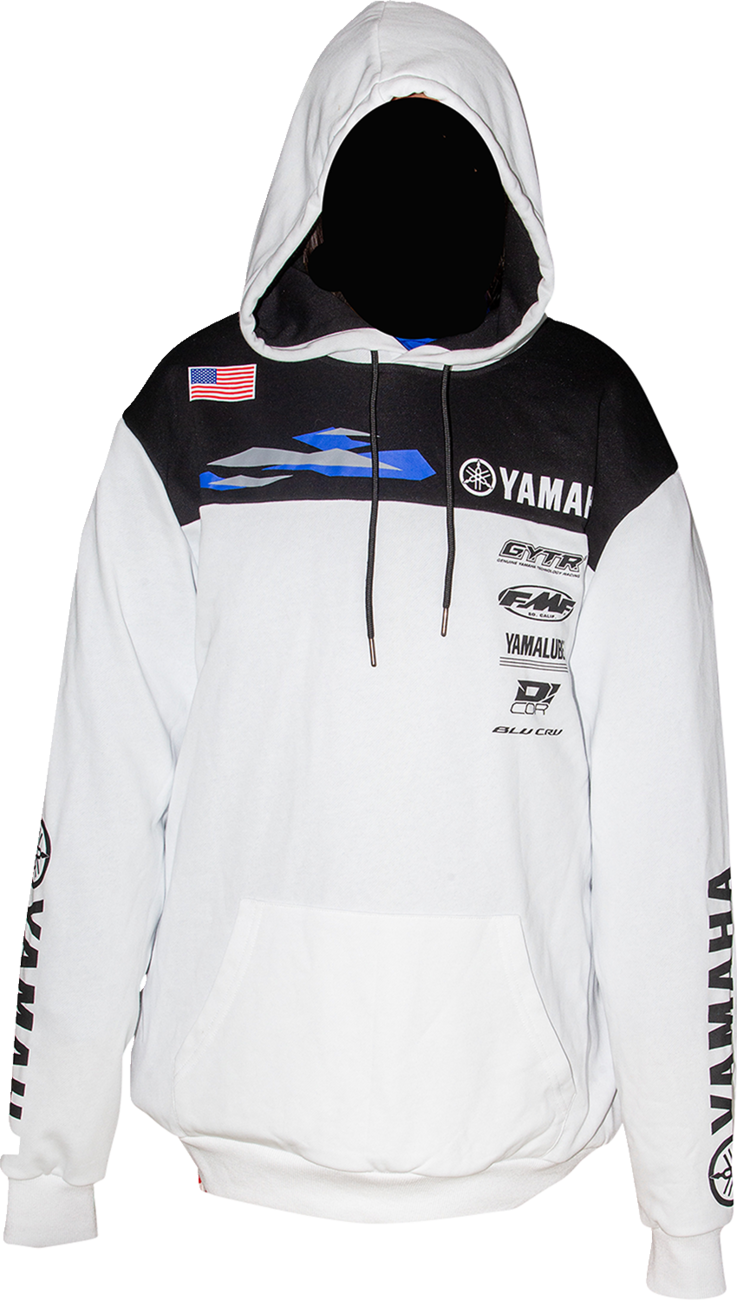 D'COR VISUALS Yamaha Team2 Sweatshirt - White - XL 85-223-4
