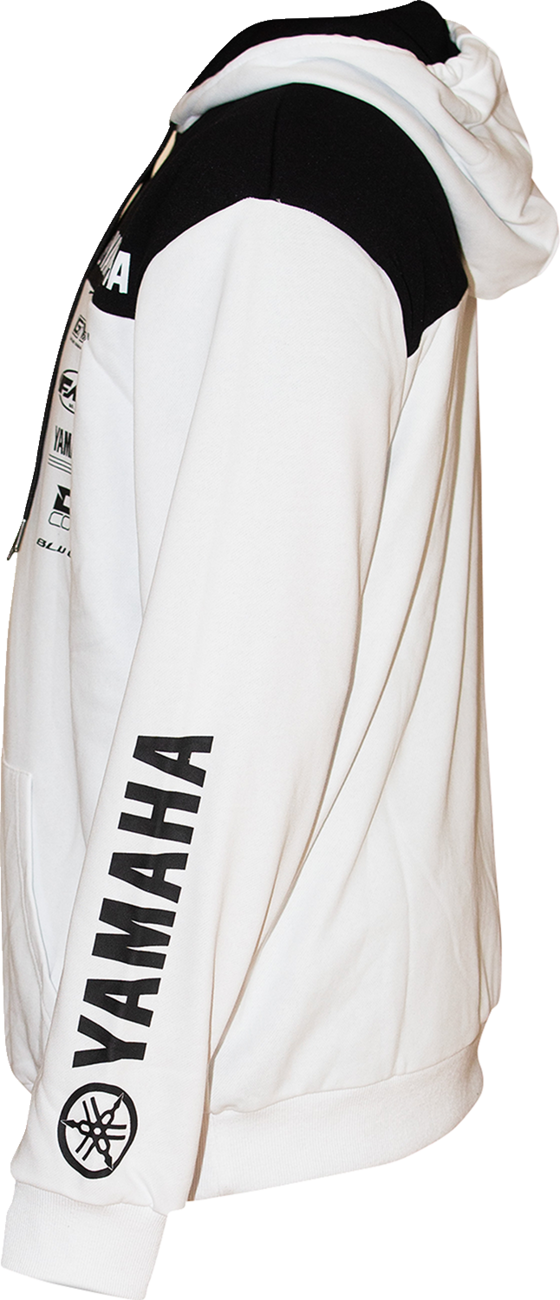 D'COR VISUALS Yamaha Team2 Sweatshirt - White - XL 85-223-4