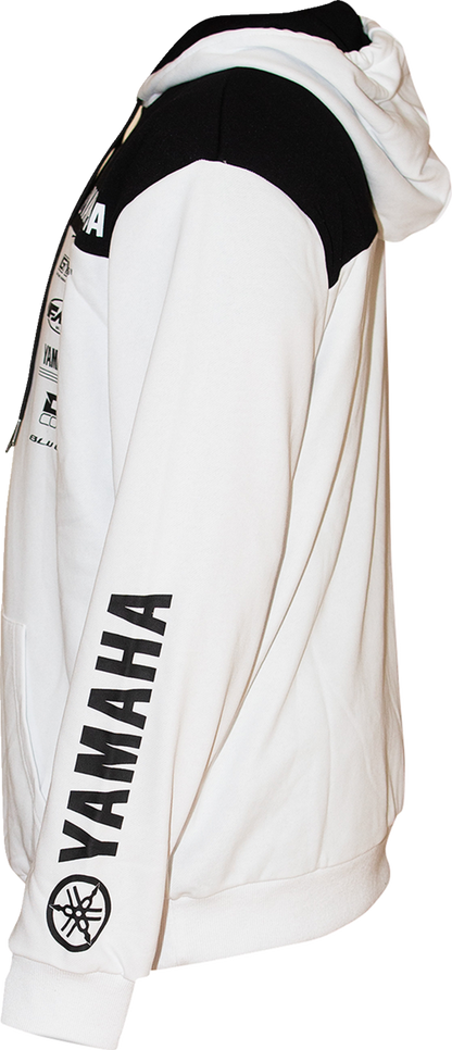 D'COR VISUALS Yamaha Team2 Sweatshirt - White - XL 85-223-4