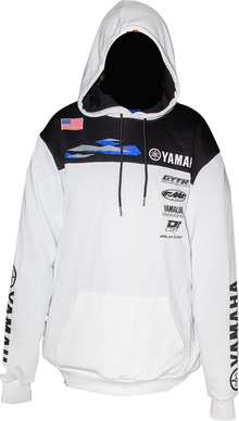 D'COR VISUALS Yamaha Team2 Sweatshirt - White - Medium 85-223-2