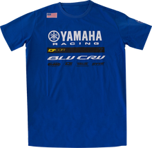 D'COR VISUALS Yamaha Factory2 T-Shirt - Blue - XL 80-136-4