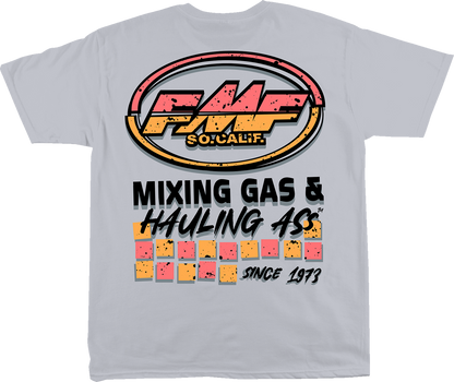 FMF Askew T-Shirt - Silver - Medium SU26118906-SIL-M
