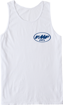FMF Lean In Tank Top - White - Large SU26123900-WHT-L
