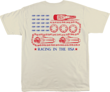 FMF Racing in the USA T-Shirt - Natural - Medium SU26118901-NAT-M