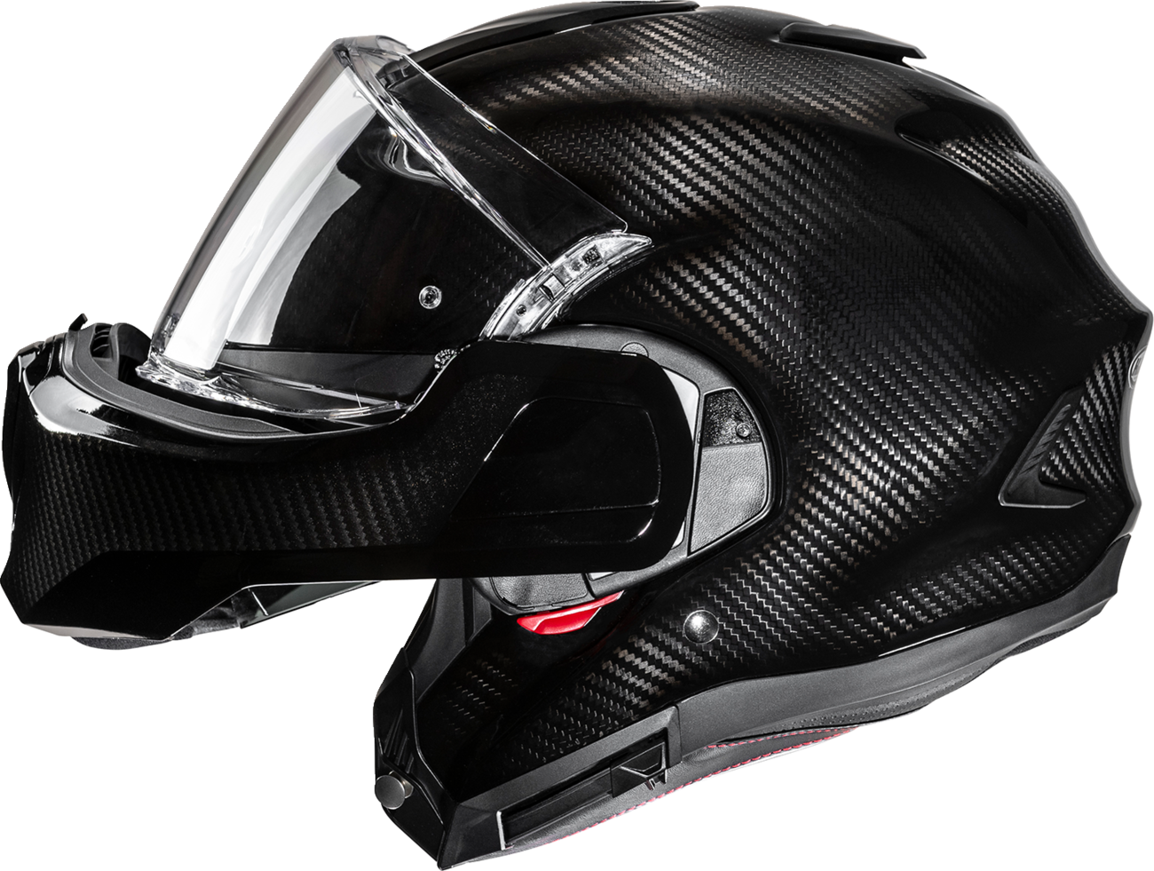 HJC F100 Carbon Modular Helmet - Solid - Matte Carbon - XL EB20NUS71MCV