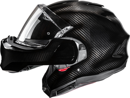 HJC F100 Carbon Modular Helmet - Solid - Matte Carbon - 2XL EB20NUS81MCV