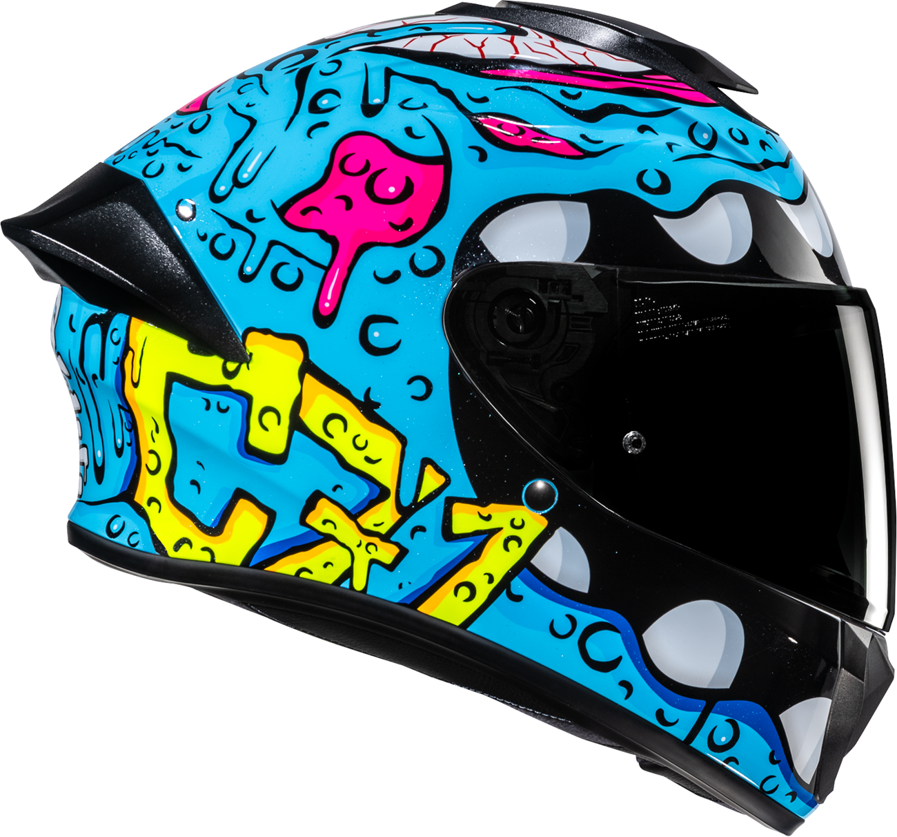 HJC C71 Helmet - Squeeze - MC28 - XL FP69NUS7328V