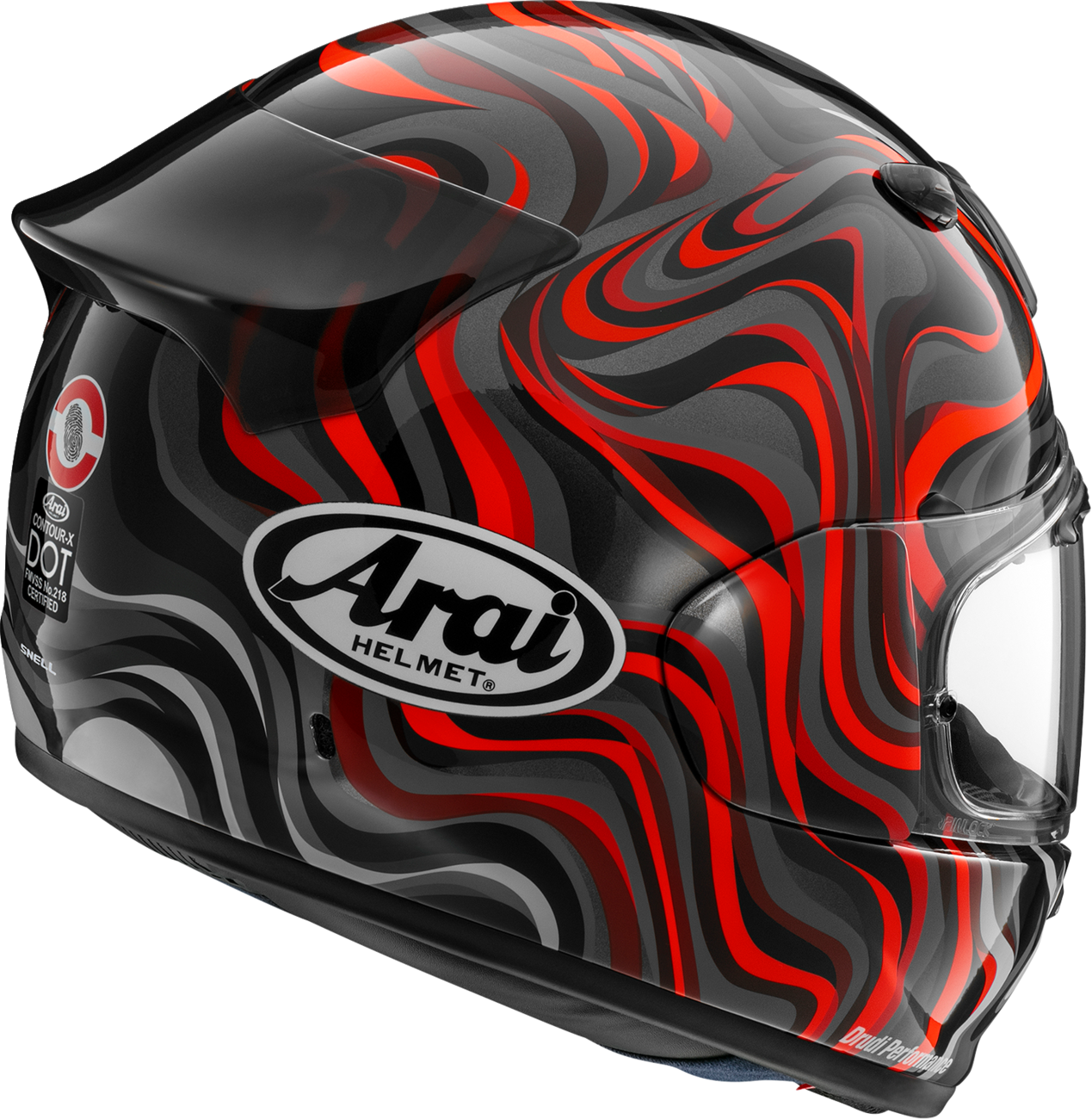 ARAI HELMETS Contour-X Helmet - Swirl - Red - XL 0101-20195