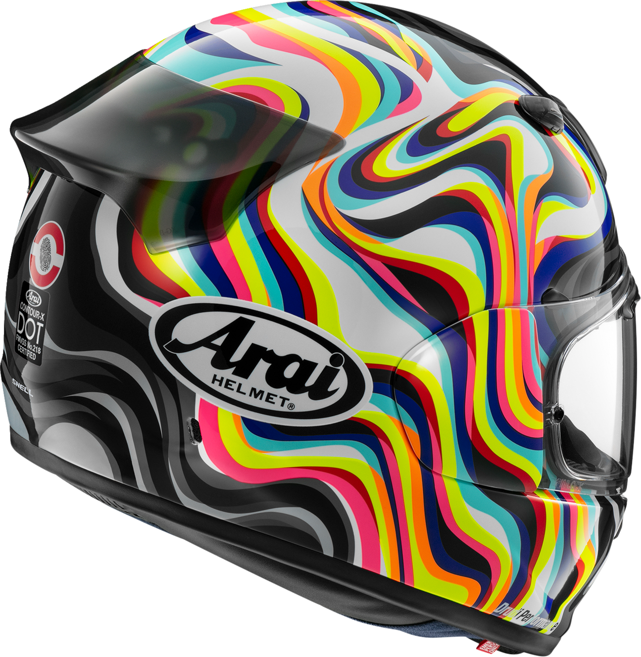 ARAI HELMETS Contour-X Helmet - Swirl - White - 2XL 0101-20190