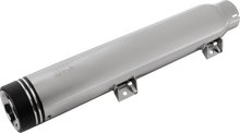 COBRA Neighbor Haters Slip-On Muffler - Long - Dual Grove Tip - Chrome 6542