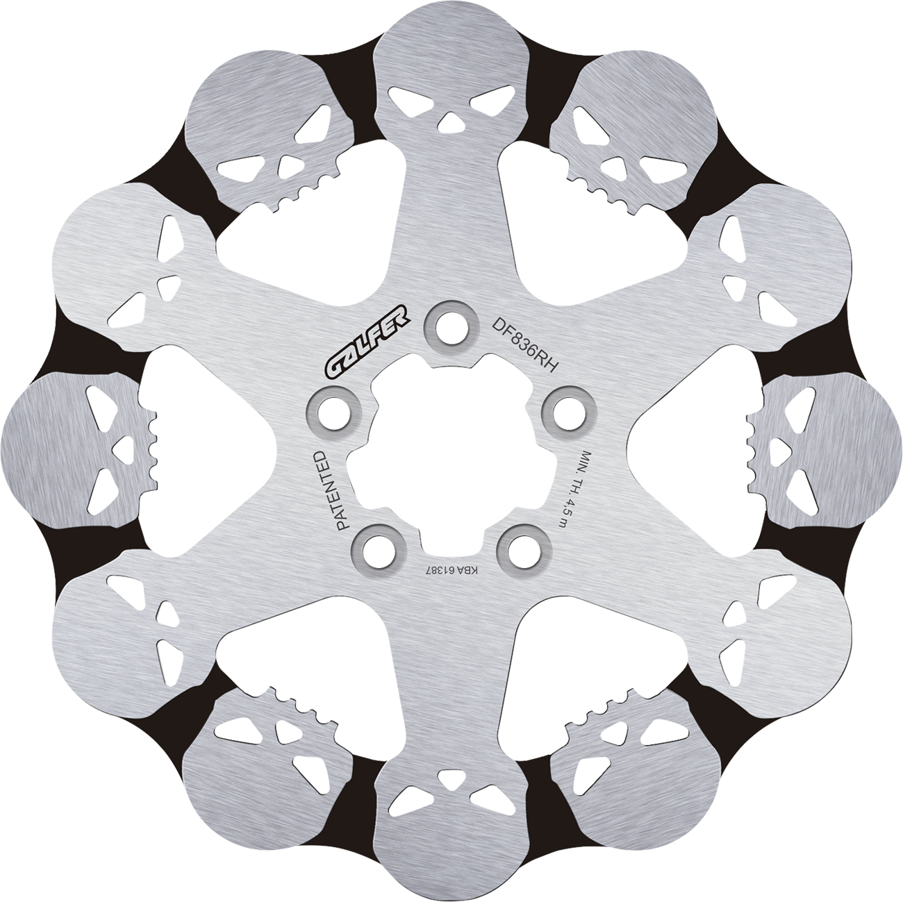 GALFER Brake Rotor - Fixed - Rear DF836RH