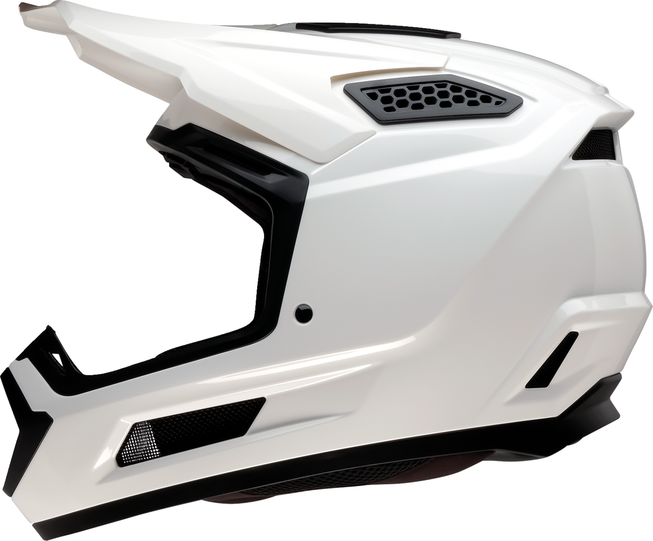 Z1R Dirt Maxx Helmet - Solid - White - Medium 0110-9927