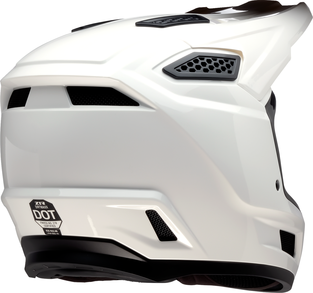 Z1R Dirt Maxx Helmet - Solid - White - Medium 0110-9927