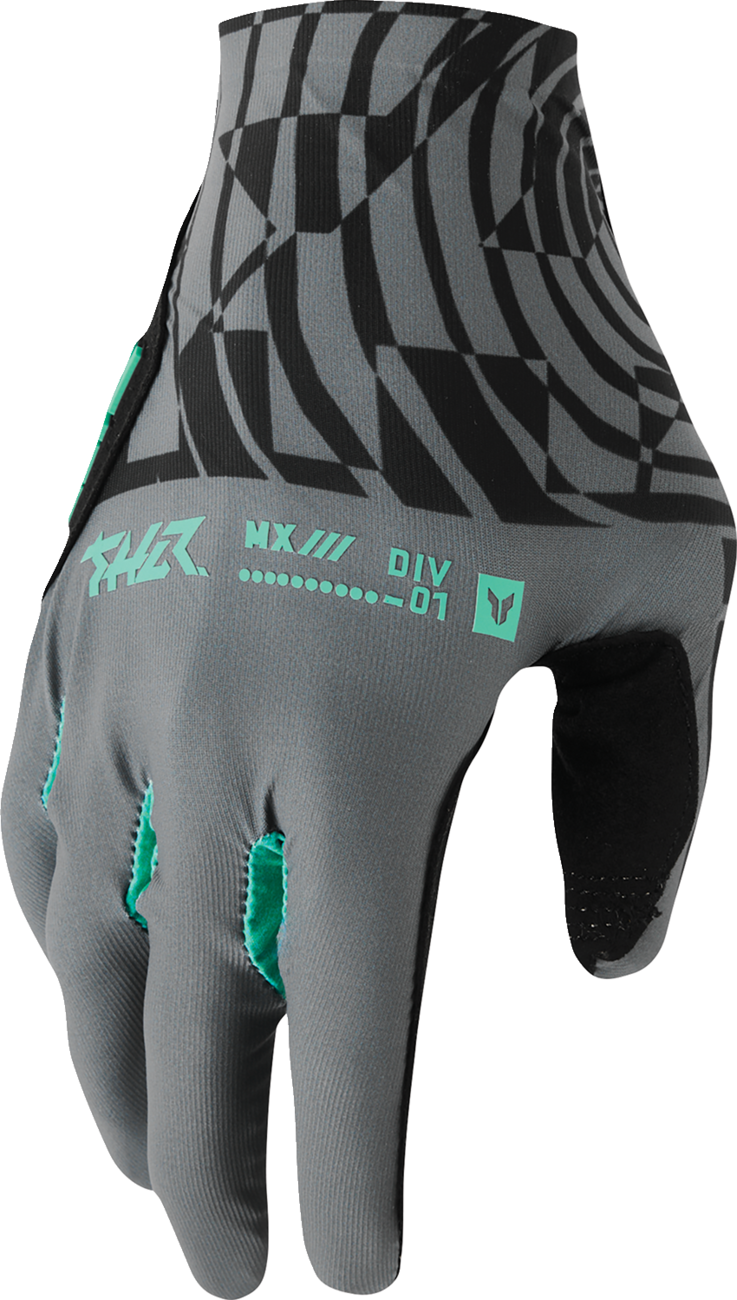 THOR Sportmode Mind Control Gloves - Charcoal/Black - Medium 3330-9102