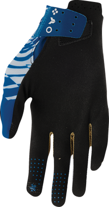 THOR Sportmode Mind Control Gloves - Light Gray/Blue - Large 3330-9128