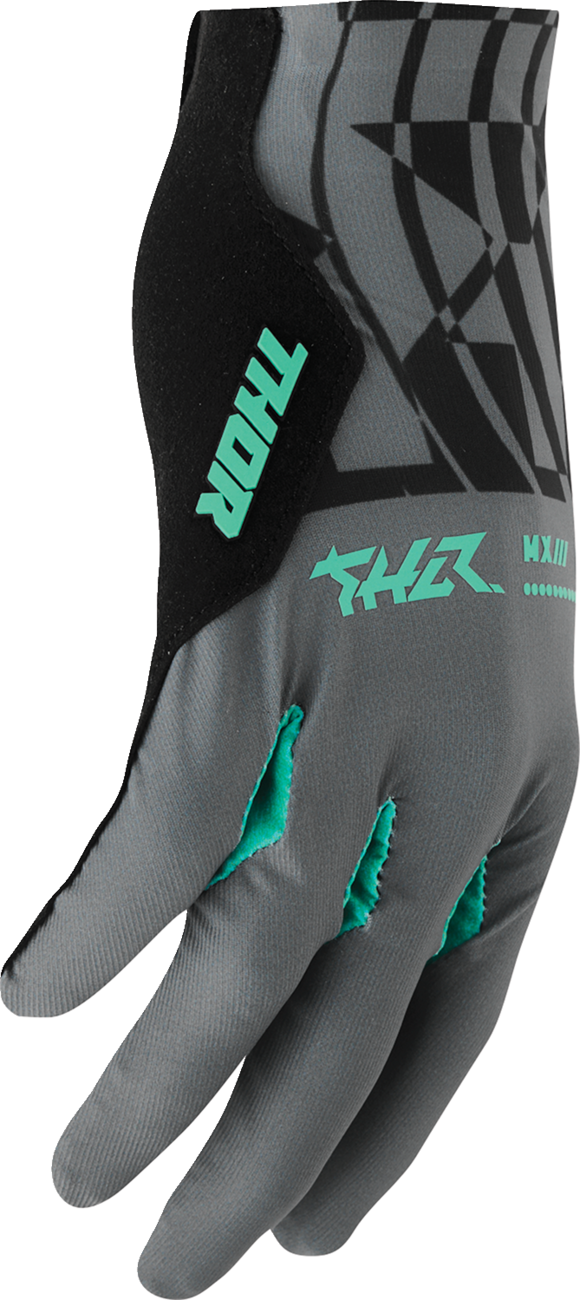 THOR Sportmode Mind Control Gloves - Charcoal/Black - Medium 3330-9102