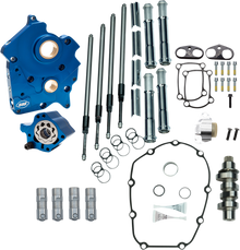 S&S CYCLE Cam Chest Kit - Water Cooled - Chain Drive - 475 Cam - Chrome Pushrod Tubes - M8 310-1000C
