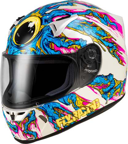 Revolt Space Creep Helmet Light Blue/White/Pink Xl
