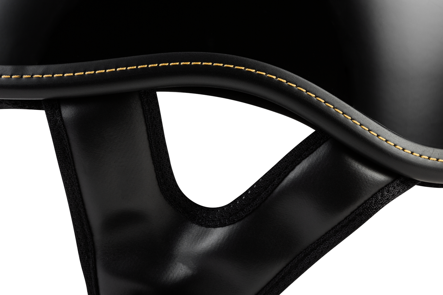 .357 Solid Half Helmet Gloss Black Lg
