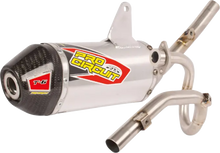 PRO CIRCUIT T-6 Exhaust System - Stainless Steel/Carbon Fiber - KLX 140 0122014FT