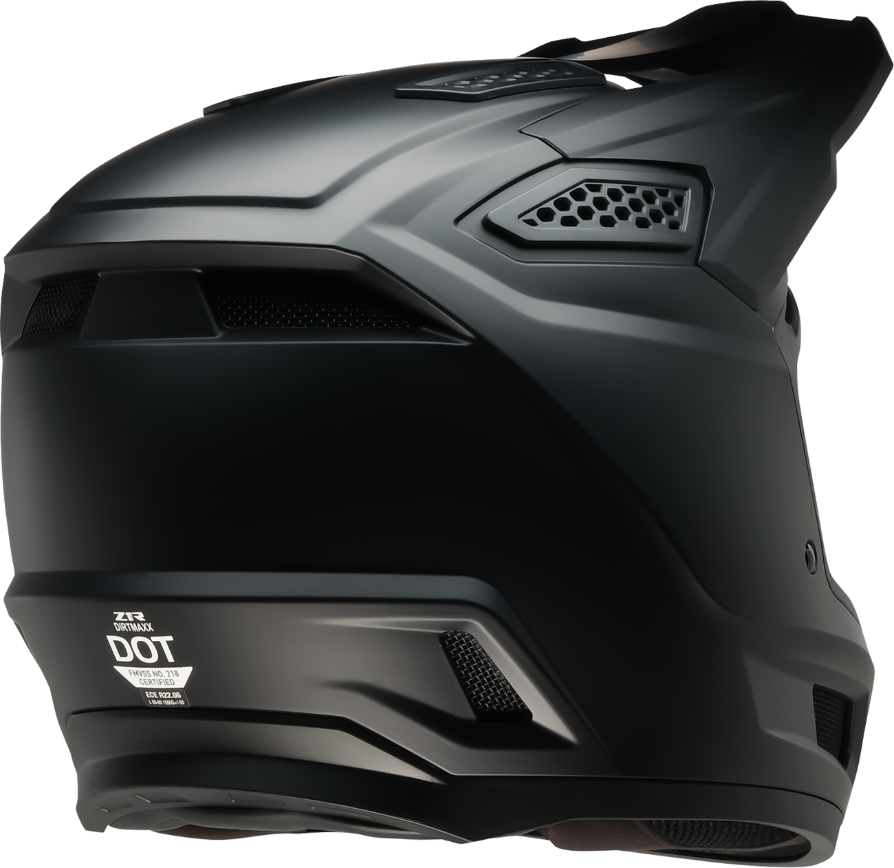 Z1R Dirt Maxx Helmet - Solid - Matte Black - Small 0110-9934