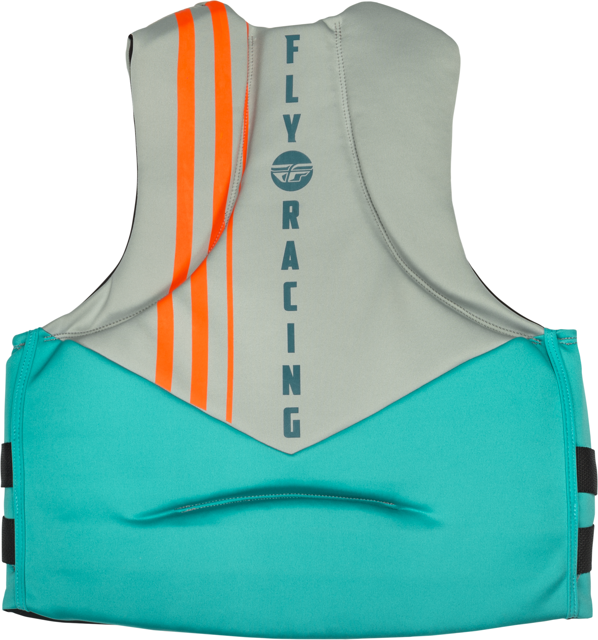 Neoprene Flotation Vest Teal/Grey/Orange Sm