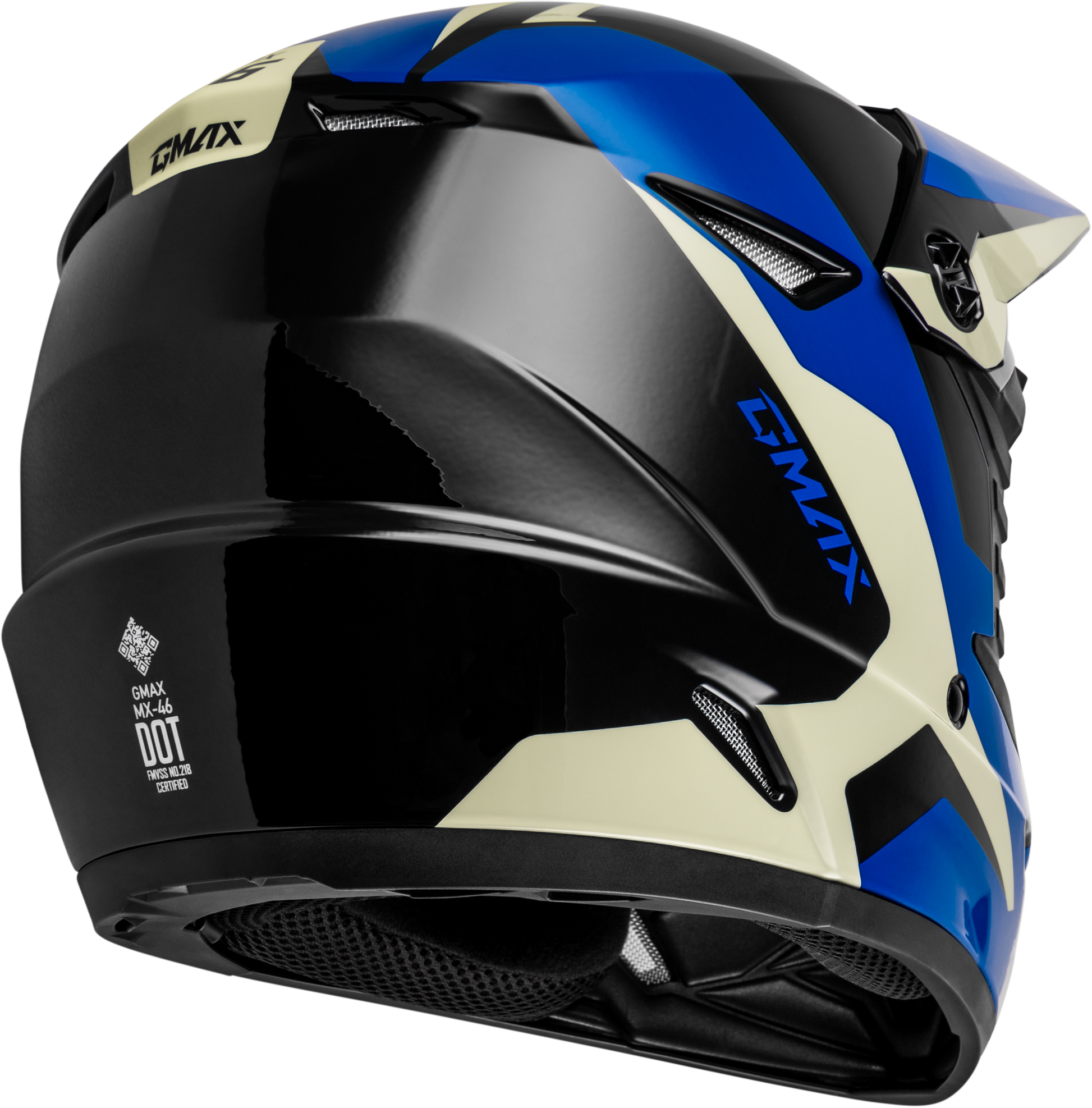 Mx 46 Cyclus Hemet Black/Blue Lg