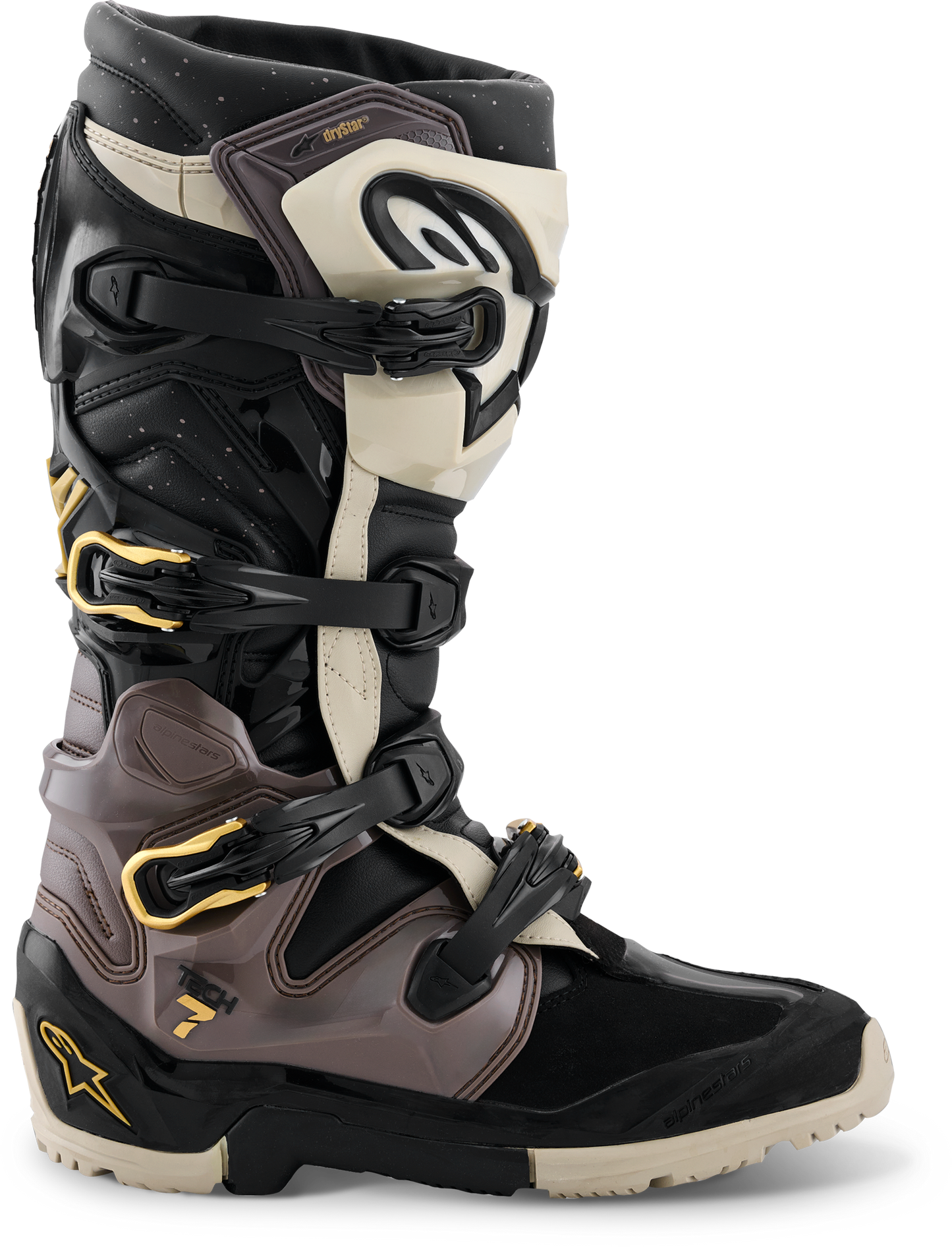 Tech 7 Enduro Drystar Black/Dark Gry/Gold 13