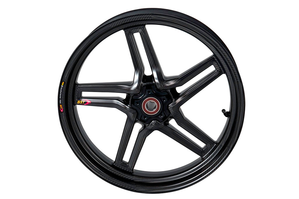 BST Rapid TEK 5 Split-Spoke Carbon Fiber Front Wheel for the Ducati Panigale / Streetfighter V2 (2025+) - 3.5 x 17