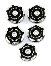DBK Special Parts (Ducabike) Contrast Cut Frame Plug Kit for the Ducati Hypermotard