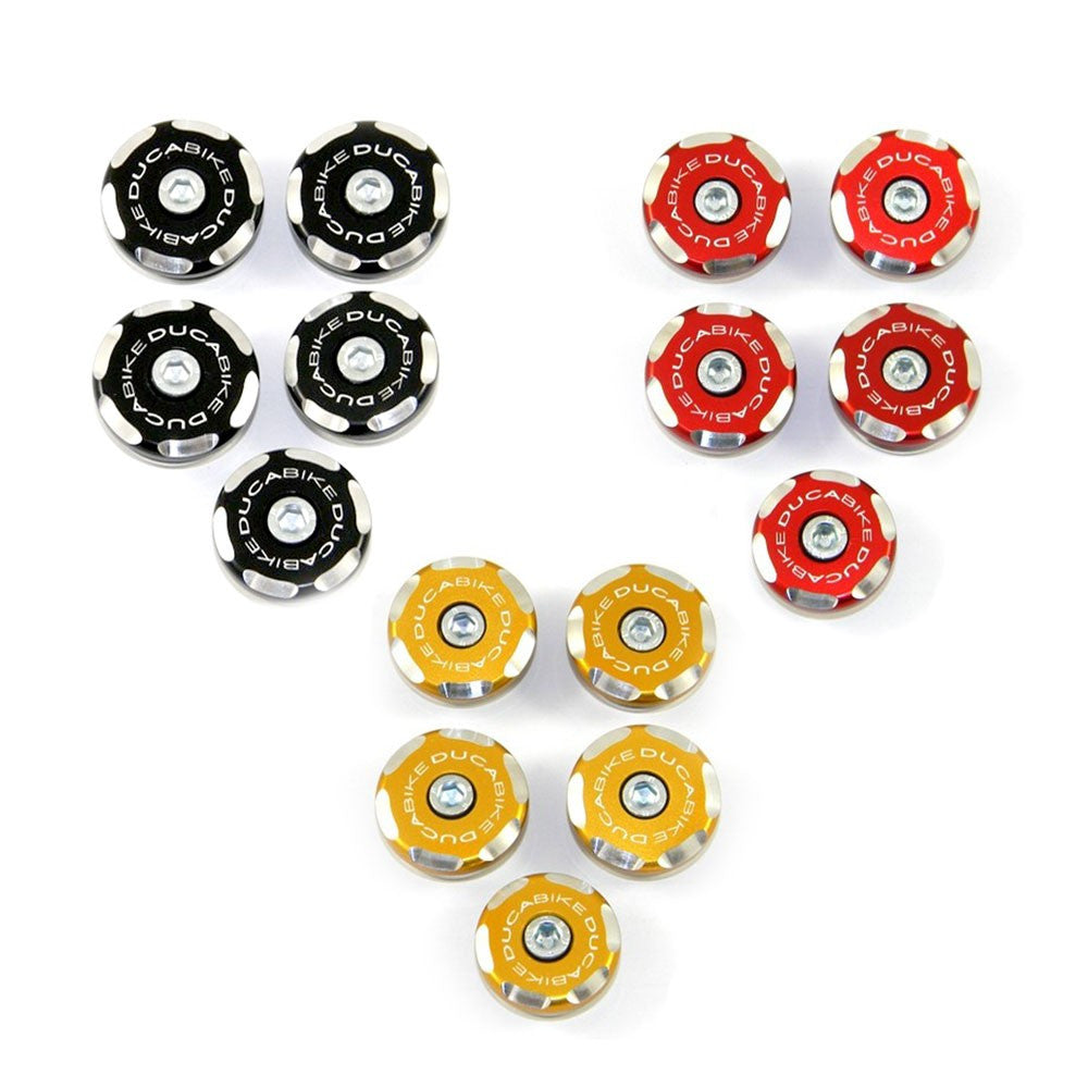 DBK Special Parts (Ducabike) Contrast Cut Frame Plug Kit for the Ducati 748/916/996/998