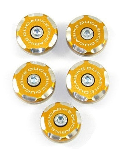 DBK Special Parts (Ducabike) Contrast Cut Frame Plug Kit for the Ducati 748/916/996/998