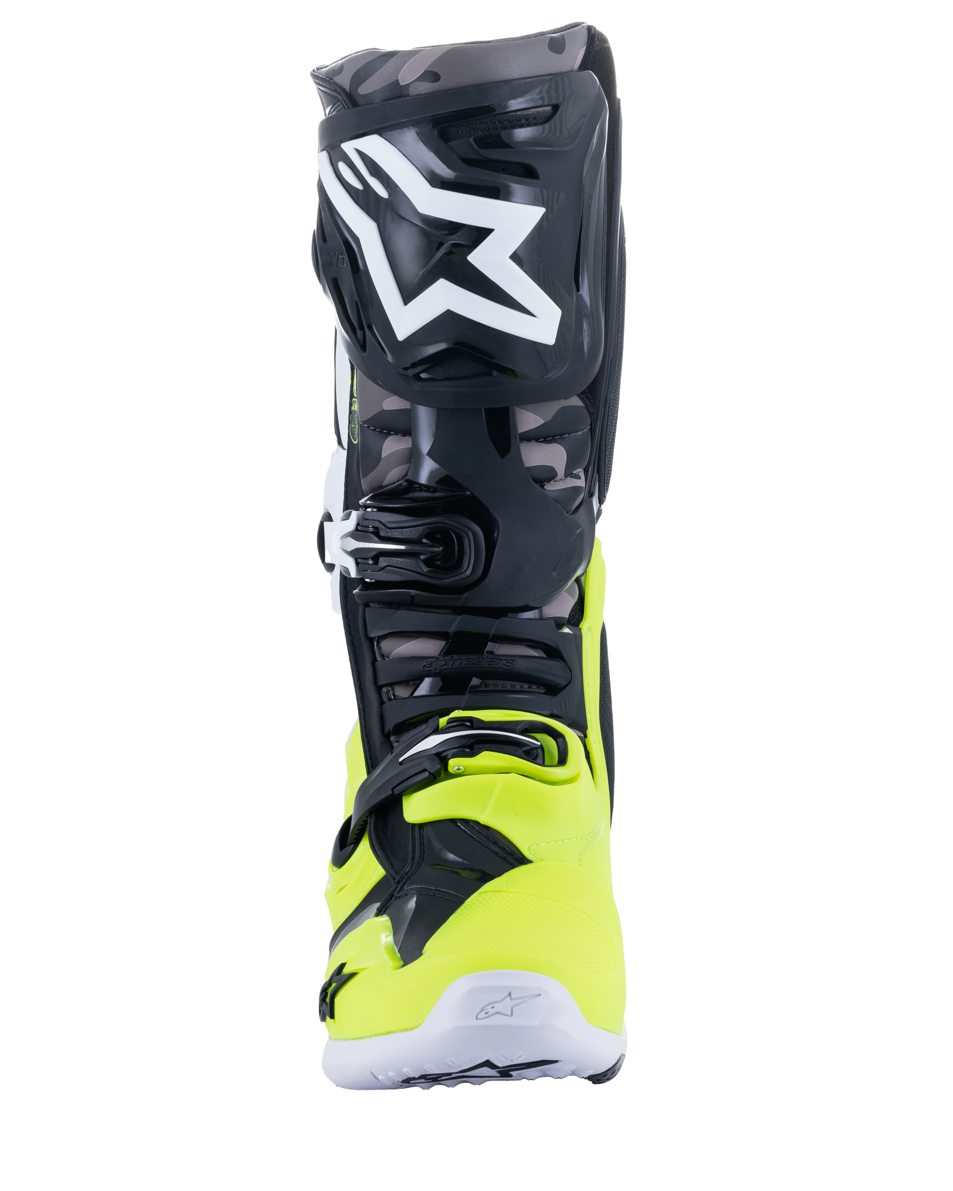 Tech 10 Boot Le Ams21 Black/Yellow Flou/White Sz 11