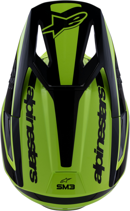 Sm3 Heat Helmet Yellow Fluo/Black Glossy Lg