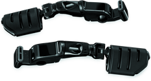 Kuryakyn Ergo II Trident Dually ISO Pegs With Long Arms Gloss Black
