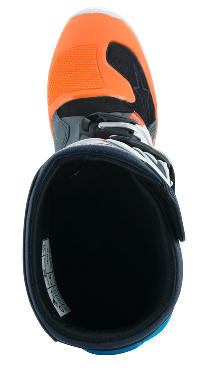 Tech 7s Magneto Le Boots Anthracite/Orange Sz 04