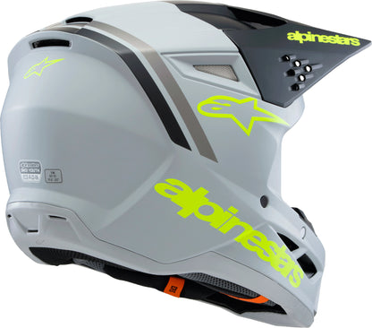 Sm3 Youth Radium Helmet Gry/Blk/Ylw Fluo Matte Ym