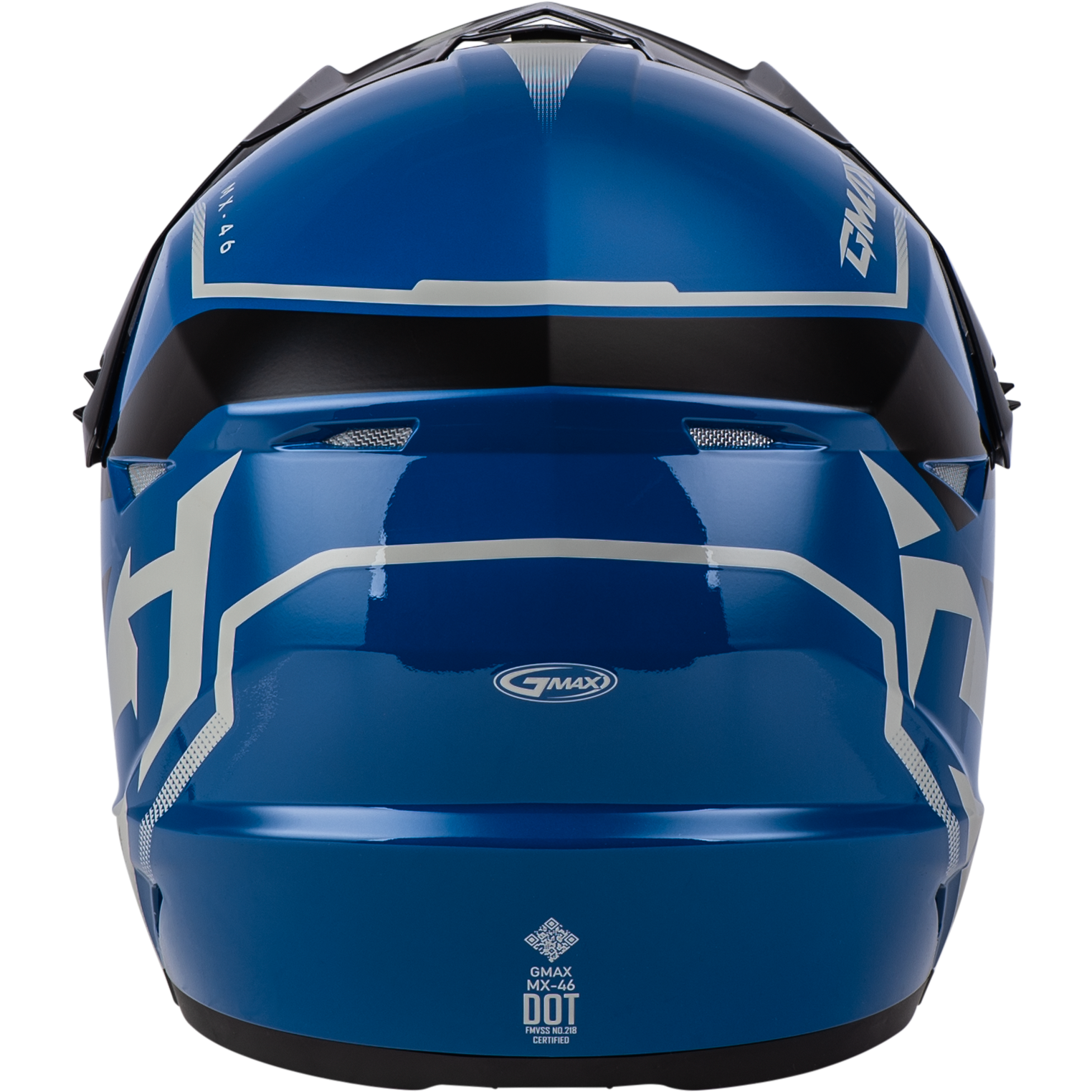 Mx 46 Compound Helmet Blue/Black/Grey Ys