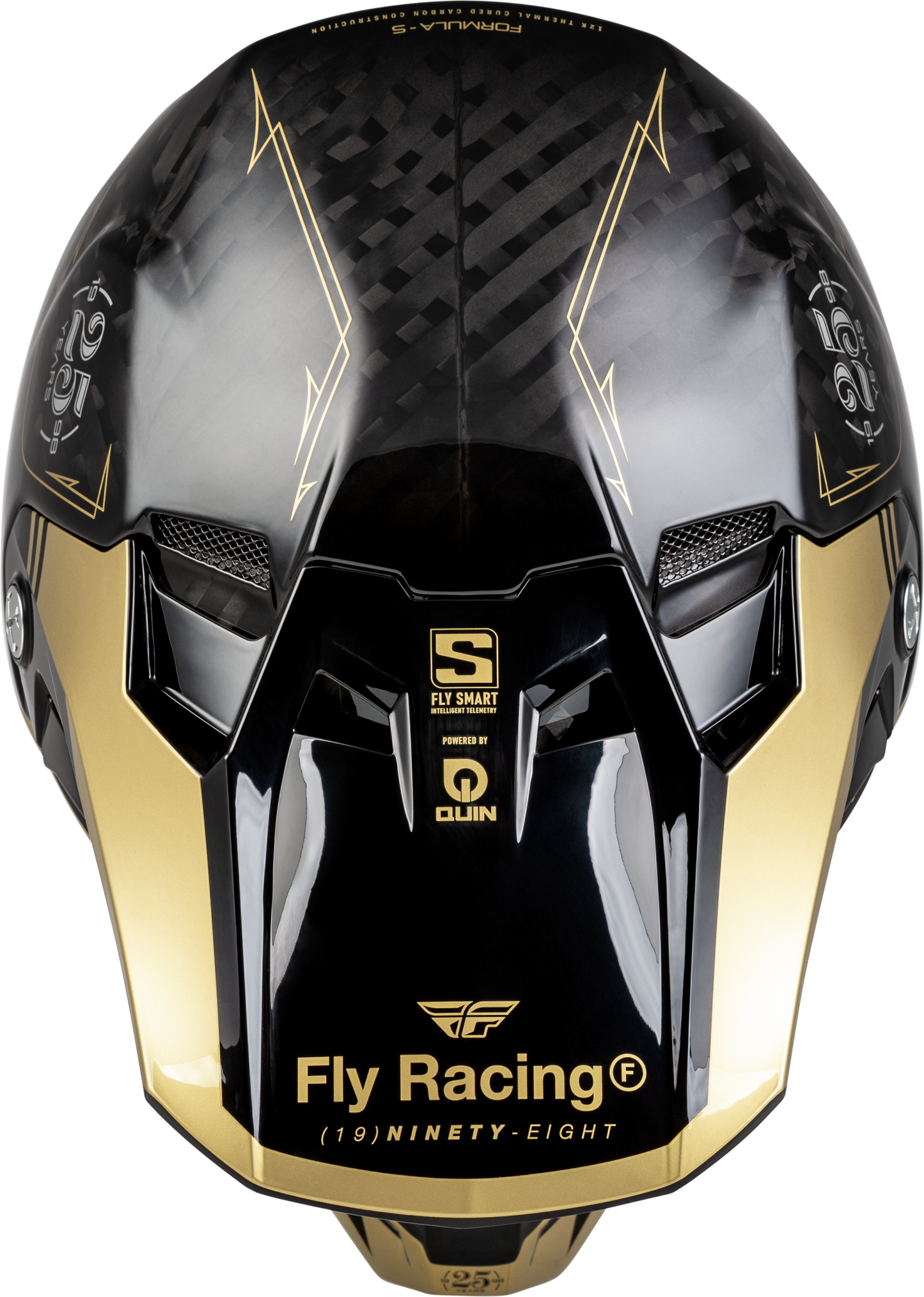 Formula S Carbon Legacy Helmet Black/Gold 2x