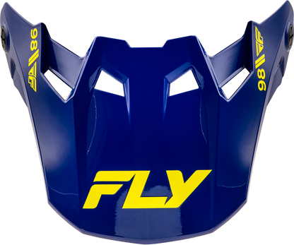 Formula Cc Objective Visor Navy/Yellow Xl/2x