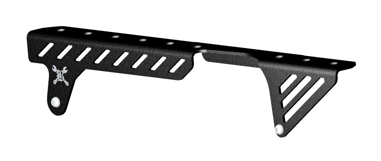 Slash Cut Chain Guard Black