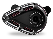 Performance Machine 23-Up CVO, 2024 Touring Jet Air Cleaner - Contrast Cut