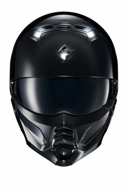 Covert 2 Open Face Helmet Gloss Black Md